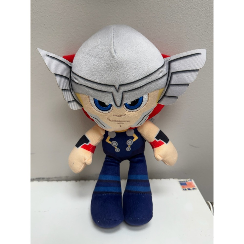 Mattel Marvel Thor Plush Figure 2022 GYT40 God of Thunder Avengers Soft Toy